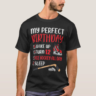 Camiseta 12 De Hóquei No Gelo De 12 Anos Bda