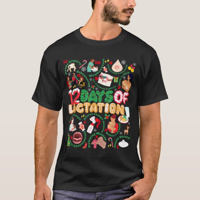 Camiseta 12 Dias De Consultor De Lactação Ibclc Amamentação (Frente)