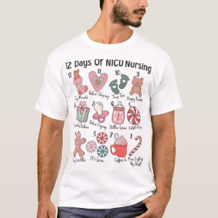 Camiseta 12 Dias de Enfermagem na UTIN Enfermeira de UTI Ne