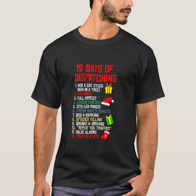 Camiseta 12 Dias De Expedição De Pajama X Disp Mas Natal (Frente)