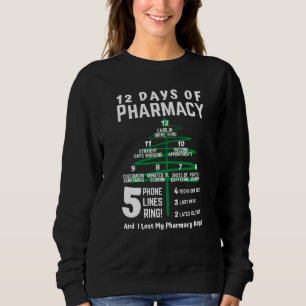 Camiseta 12 Dias De Farmacologia Farmacêutica De Árvore De