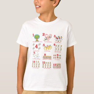 Camiseta 12 duodécimos dias de natal completos