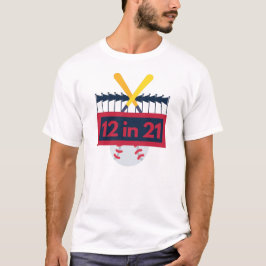 Camiseta 12 em 21 Baseball