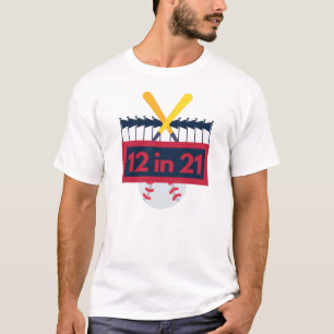 Camiseta 12 em 21 Basebol
