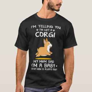 Camiseta 12 Estou dizendo que não sou um Corgi