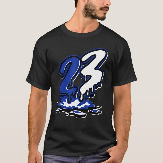 Camiseta 12 Hyper Royal Número 23 Air Hyper Royal 12s (Frente)