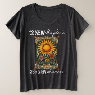 Camiseta 12 Novos Capítulos 365 Novas Chances Boho Watercol