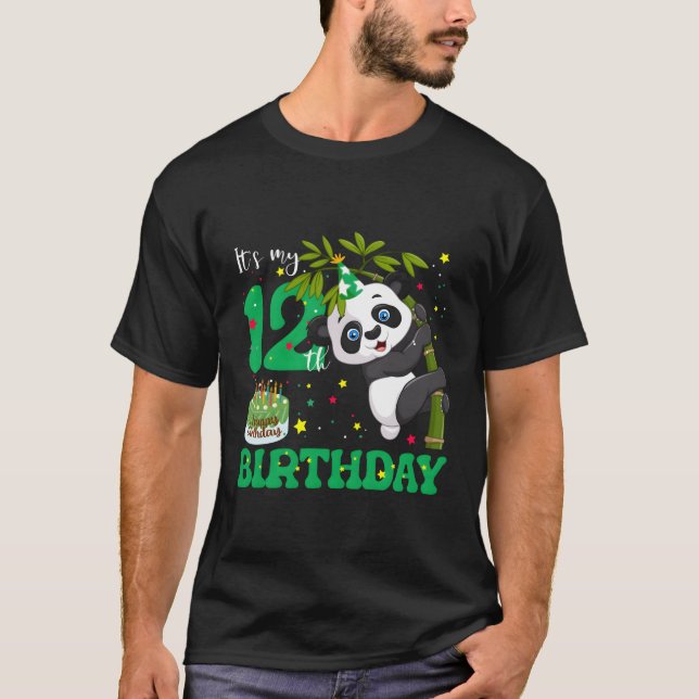 Camiseta 12 Zookeeper de Panda (Frente)