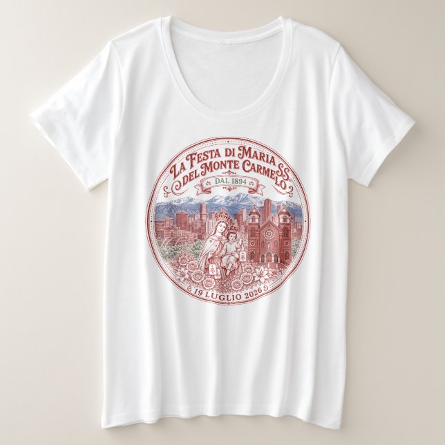 Camiseta 132º Festa das Mulheres (Frente do Design)