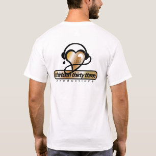 Camiseta 1333 Produções Logotipo Frontal/Design