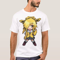135 JOLTEON Girl Sprite Pixel Art - CHEIO POKEDEX!