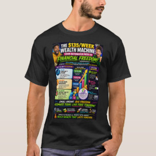 Camiseta $135 por semana plano de tempo Tshirt