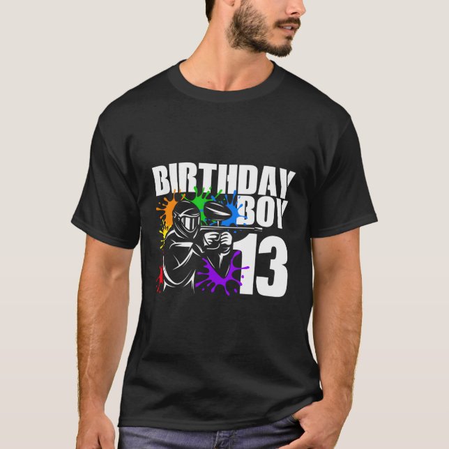 Camiseta 13 13 De Py De Paintball Para (Frente)