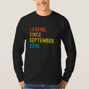 Camiseta 13 Aniversário Com Legenda De 13 Anos Desde