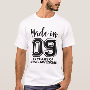 Camiseta 13 Aniversário De 2013 Meninas 13 Anos De Bei