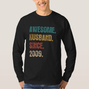 Camiseta 13 Aniversário De Casamento Para Ele Espetacular M