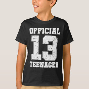 Camiseta 13 Aniversário Oficial De Treze Anos