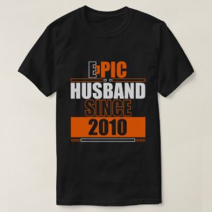 Camiseta 13 anos de casamento para o marido épico