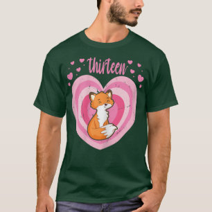 Camiseta 13 anos de idade Fofo para 13 de aniversário