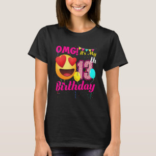 Camiseta 13 Birthday Balloon 13 Anos