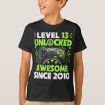 Camiseta 13 Birthday Boy Nível 13 Desbloqueado Incrível 201<br><div class="desc">13 Birthday Boy Level 13 Desbloqueado Incrível 2010</div>