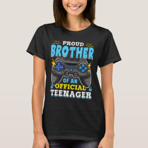 Camiseta 13 Birthday, Irmão Orgulhoso, Adolescente Vide