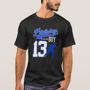 Camiseta 13 de Aniversário do Jogador de Esporte G.