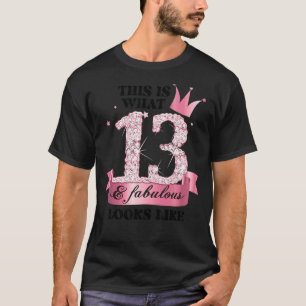 Camiseta 13 e Fabuloso Grupo de Partido Branca Rosa Candid 