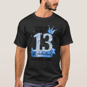 Camiseta 13 e fabuloso I Blue White Party Group Candid Phot