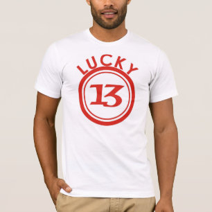 Camiseta 13 é o número da sorte