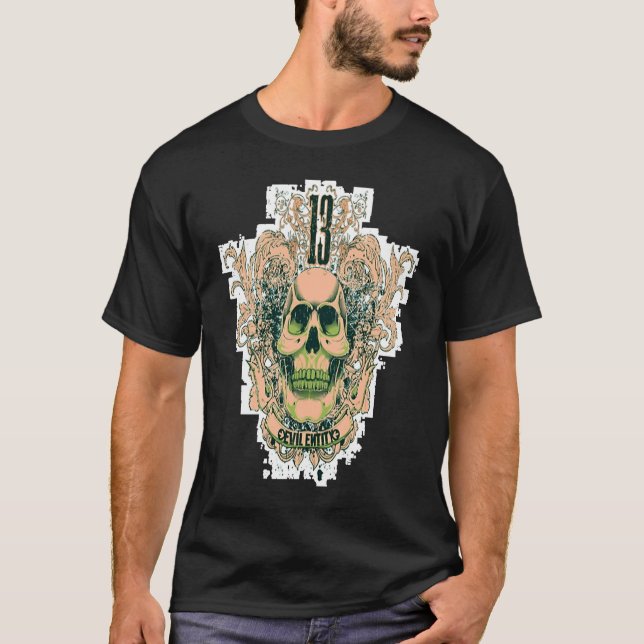 Camiseta 13 Entidade Maligna (Frente)