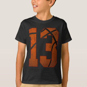 Camiseta 13 Festa de aniversário Treze Bysketbyl, 13 Anos