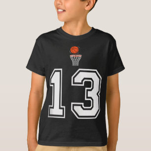 Camiseta 13 Número de Estilo de Basquete Vintage White Tank