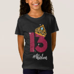 Camiseta 13 Years Old Official Teenager 13th Birthday Gift<br><div class="desc">13 Years Old Official Teenager 13th Birthday Gift for Girls</div>