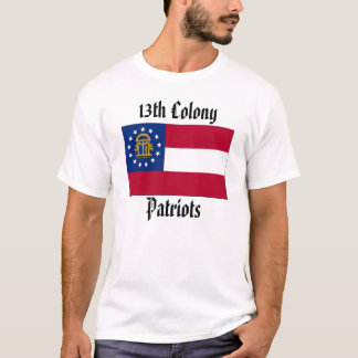 Camiseta 13o Os patriotas da colônia - homens - mantêm sua