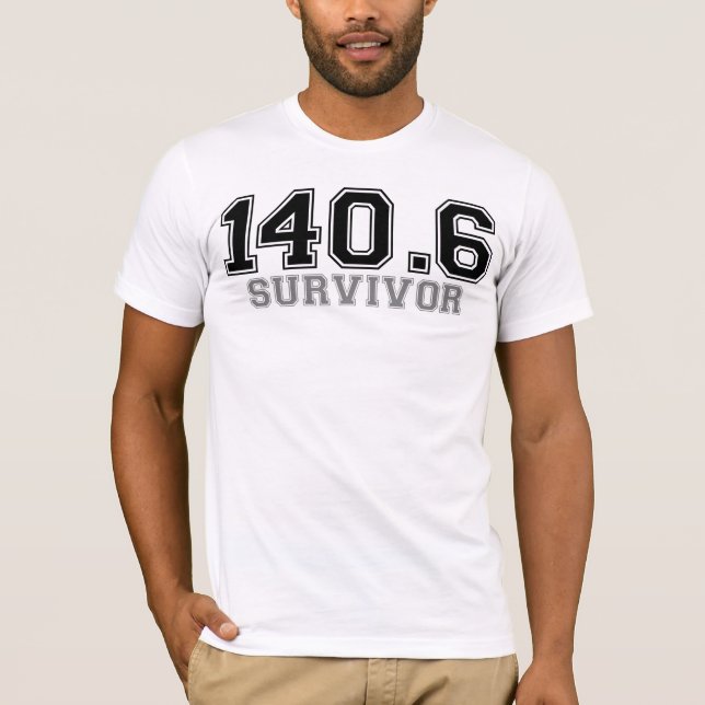 Camiseta 140,6 T do sobrevivente (Frente)