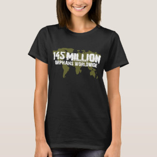 Camiseta 145 milhão órfão no mundo inteiro