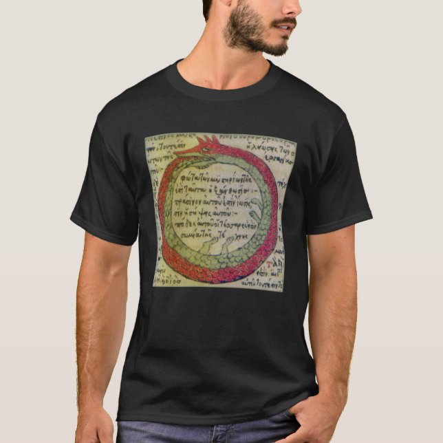 Camiseta 1478 symbol of the old alchemist Ouroboros (Frente)