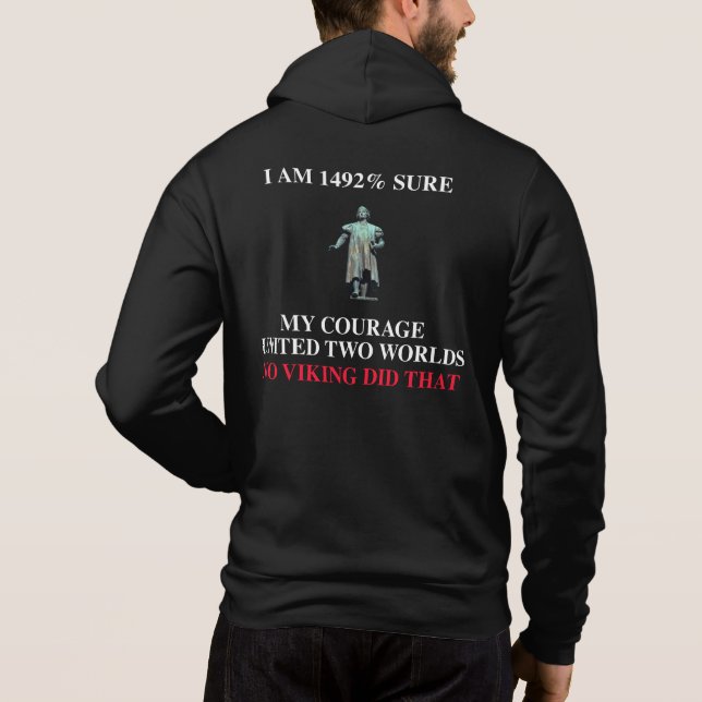 Camiseta 1492% Chapéus com fecho (Verso)