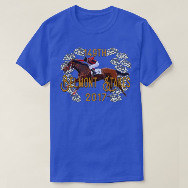 Camiseta 149.ª Corrida de Cavalos de Belmont 2017 (Frente do Design)