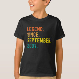 Camiseta 14 Aniversário Com Legenda De 14 Anos Desde