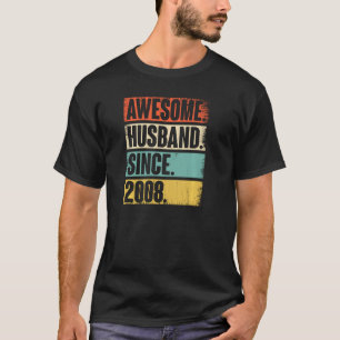 Camiseta 14 Aniversário De Casamento Para O Marido Epic Des