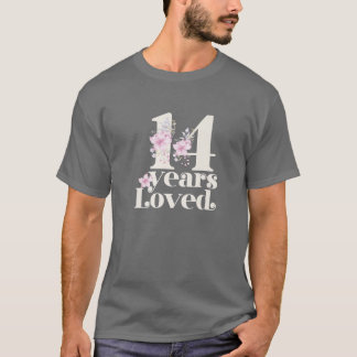 Camiseta 14 Anos Adorados Para Adolescentes | FESTA DE ANIV