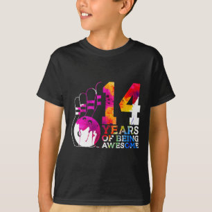 Camiseta 14 Anos De 14 Incrível No Aniversário
