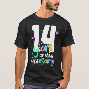 Camiseta 14 Anos De Adolescente Da Décima Quarta 14