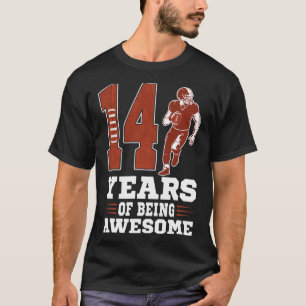 Camiseta 14 Anos De Ser Um 14 De Aniversário Incrível