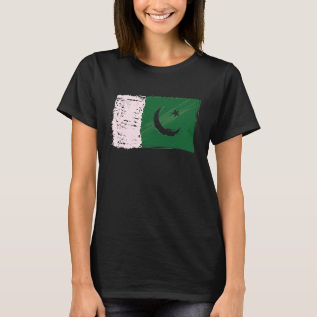 Camiseta 14 August Independence Day Pakistan Flag Azadi Day (Frente)