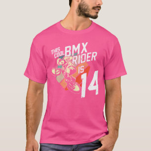 Camiseta 14 Birthday Boys Bmx Rider Fan