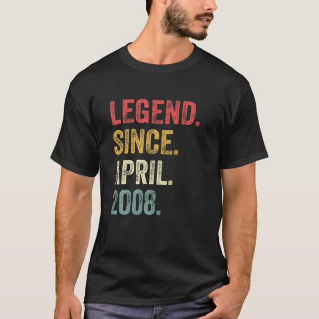 Camiseta 14 Birthday Oferece Legenda De 14 Anos Desde Apri (Frente)