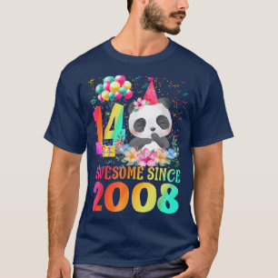 Camiseta 14 de Aniversário De 14 Anos É Espetacular Desde 2